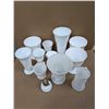Image 1 : Lot of Milk Glass and White Glass Décor as Shown