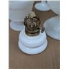 Image 2 : Lot of Milk Glass and White Glass Décor as Shown