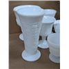 Image 4 : Lot of Milk Glass and White Glass Décor as Shown