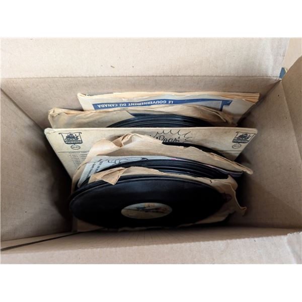Box of Vintage Vinyl's As Shown