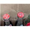 Image 6 : (4) Sealed Vintage Coke Bottles (5) Empty Bottles Coke