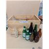 Image 1 : Vintage Wood Crate w/ Pop Bottles (Coca Cola)