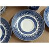 Image 5 : Lot of Blue and White Made in England and Marked China Ware