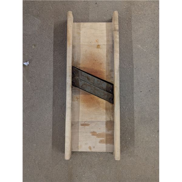 Vintage Wood Base Veggie Slicer Possibly