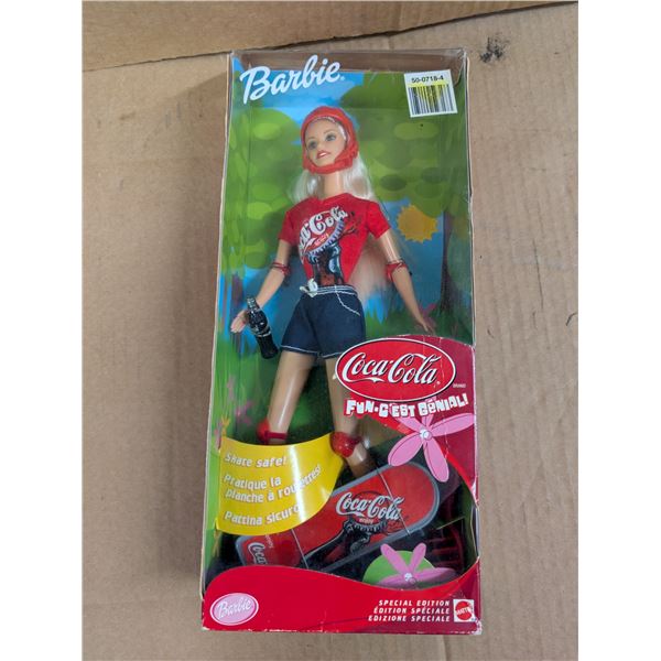 Vintage 2001 Limited Edition Coca Cola Barbie Doll w/ original Box