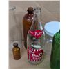 Image 3 : Lot of Vintage Soda Bottles, Milk Bottles, jars, and etc.
