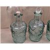 Image 4 : Lot of Vintage Bottles (3) Unique Design W/ Corks