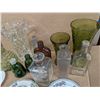 Image 5 : Lot of Vintage Glassware, bottles, Plates, and etc.