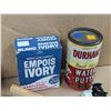 Image 6 : Lot of Vintage Items (Sad Iron, Water Putty Tin, and etc.)