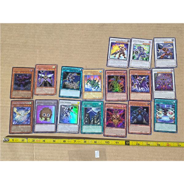 Assorted yo-gi-oh cards-  rares, super rares