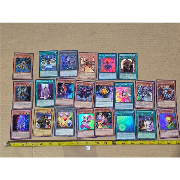 Assorted yo-gi-oh cards-  rares, super rares