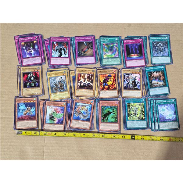 Assorted yo-gi-oh cards-  rares, super rares