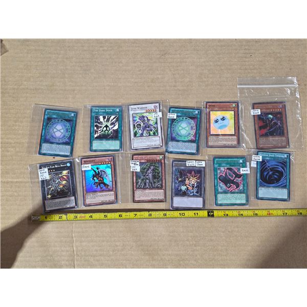 Assorted yo-gi-oh cards-  rares, super rares