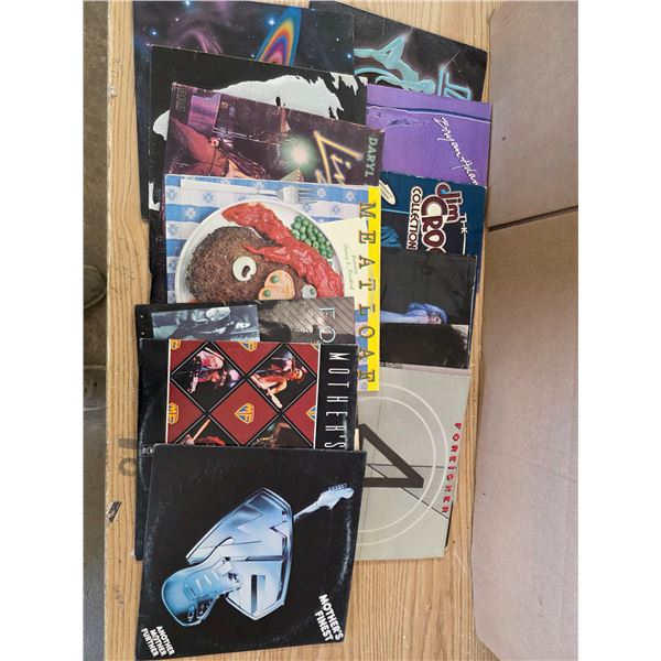 Lot of various records- meat loaf