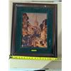 Image 2 : Vintage Framed Ingami Riproduzione Su Rame Art Work 23x19"