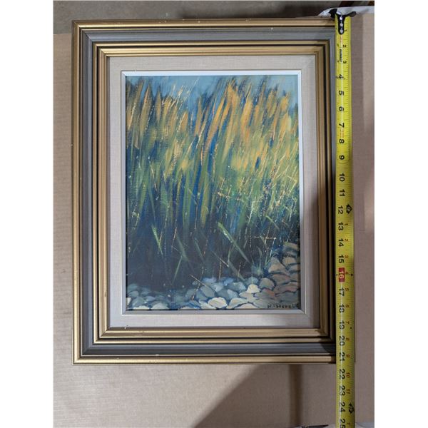 Vintage Framed /Signed Artwork H, Herold 17.5x21.5"