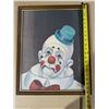 Image 1 : Vintage Framed /Signed Art Work Red Skelton 17.5x21.5"