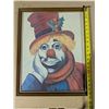 Image 1 : Vintage Framed /Signed Art Work Red Skelton 17.5x21.5"