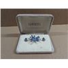 Image 1 : UNVERIFIED Carousel Brooch and Earrings Set