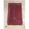Image 1 : Vintage etched glass portrait of Red Skelton from 1984.