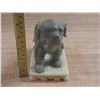 Image 1 : Antique Chinese Hand - Curved Dog from Jade.