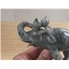 Image 3 : Grey Hand-Curved Stone Elephant.
