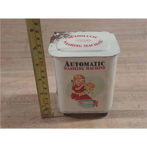 Vintage 1950's Tin Toy Washing Machine.
