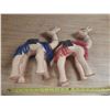 Image 4 : Vintage Hand-crafted Egyptian Camel Figurines.