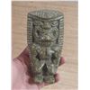 Image 4 : Vintage Green Stone Tiki Statue from the 1960's - Handcrafted in Hawaii.