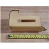 Image 2 : Vintage Tin Advertising Match Holder From Stewart Hardware Limited In Ponoka, Alberta.