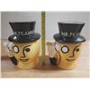 Image 1 : Mr. Peanut Jars. (Minor Chip On One Lid)