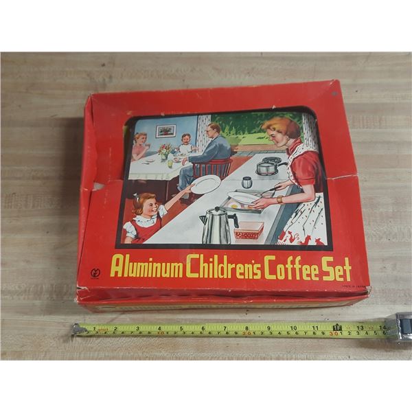 Vintage Aluminium Children's Coffee Set.