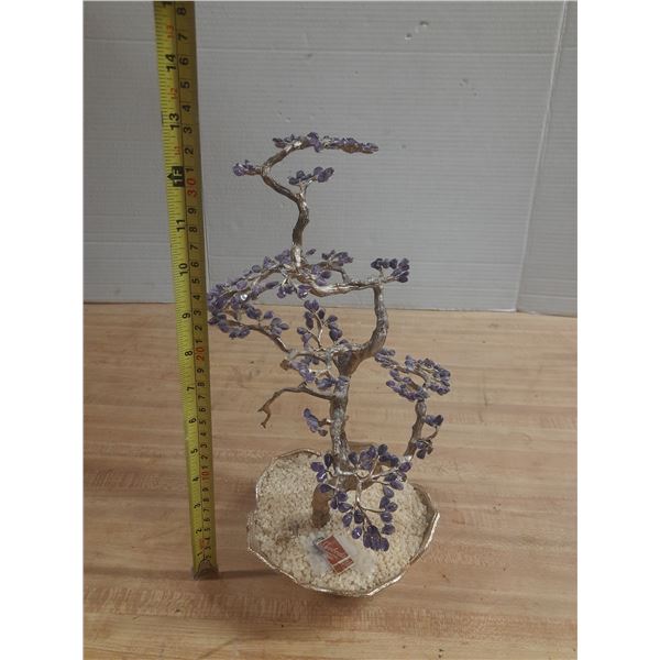 Vintage Swoboda Amethyst Gemstone Tree.