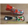 Image 3 : Traditional Handcrafted Swedish Dala Horse Figurines Painted Inn Red And Black with intricate folk a