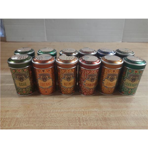 Vintage Watkins 1987 Limited Edition Collector's Spice Tins.