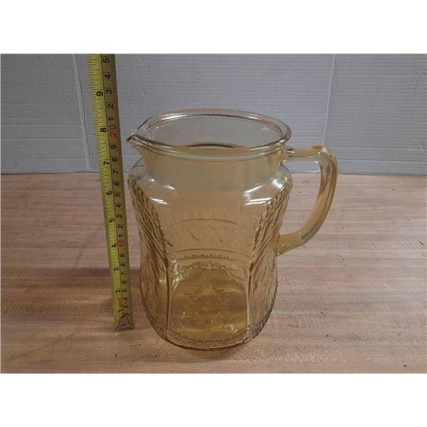 Vintage Federal Glass Pitcher.