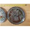 Image 2 : Vintage Carnival Glass Chop Plates - Made by the Imperial Glass.