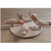 Image 2 : Traditional Wooden Pecking Chicken Paddle Toy. (Made In Sweden)