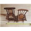 Image 2 : Miniature Wooden Rocking Chairs.