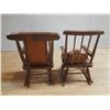 Image 3 : Miniature Wooden Rocking Chairs.