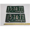 Image 1 : 1971 Alberta License Plate. (In Pair)