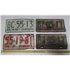 Image 1 : (3) 1967 (One In Pair) and 1965 Alberta License Plates.