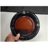 Image 3 : Vintage Amber Brown Glass Ashtray Small and Large Size.