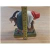 Image 2 : Vinatge Henning Norway handcrafted wooden figurine of a woman milking a goat