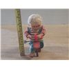 Image 1 : Vintage 1950s Alps Japan Little Shoemaker wind-up tin toy. (Working)
