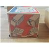 Image 6 : Vintage 1950s MFZ metal tin toy refrigerators from Germany with original box. (Untested)