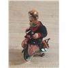 Image 1 : Vintage TPS Japan "Gay 90's" tin wind-up toy featuring a cyclist on a bicycle. (Untested)