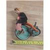 Image 3 : Vintage TPS Japan "Gay 90's" tin wind-up toy featuring a cyclist on a bicycle. (Untested)