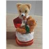 Image 2 : Vintage 1950s Linemar Japan Battery Operated Spanking Bear tin toy with its original box. (Untested)