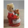 Image 3 : Vintage 1950s Linemar Japan Battery Operated Spanking Bear tin toy with its original box. (Untested)